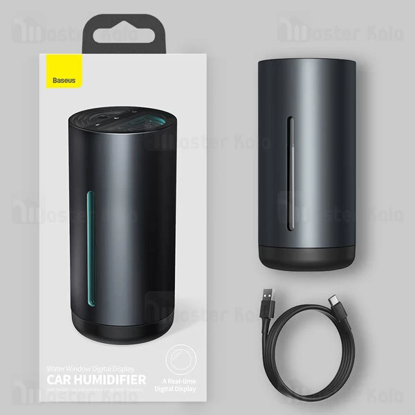 دستگاه بخور سرد و رطوبت ساز بیسوس Baseus Water Window Digital Display Car Humidifier CRJSQ02-01