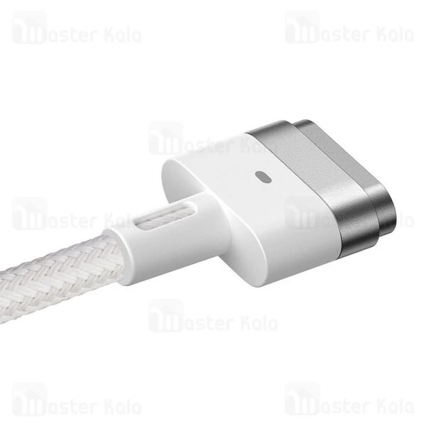 کابل شارژر مگنتی مک بوک بیسوس Baseus Zinc Magnetic iP Laptop Type-C CATXC-V02 طول 2 متر توان 60 وات