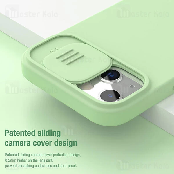 قاب سیلیکونی مگنتی محافظ دوربین Apple iPhone 13 Nillkin CamShield Silky Magnetic Silicon Case with Camera Protection