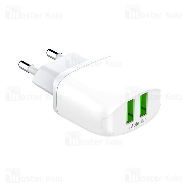 شارژر دیواری LDNIO A2219 QC2.0 Fast Wall Charger 12W With Cable