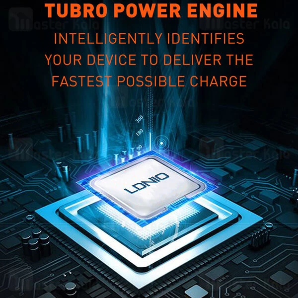 شارژر دیواری LDNIO A2219 QC2.0 Fast Wall Charger 12W With Cable