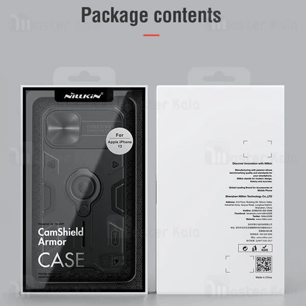 گارد محافظ ضد ضربه نیلکین Apple iPhone 13 Nillkin CamShield Armor Case دارای محافظ دوربین