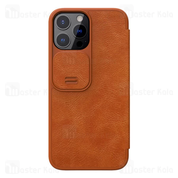 کیف چرمی نیلکین آیفون Apple iPhone 13 Pro Max Nillkin Qin Pro Leather Case