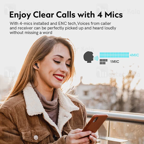 هندزفری بلوتوث QCY HT03 True Wireless ANC Bluetooth Earbuds