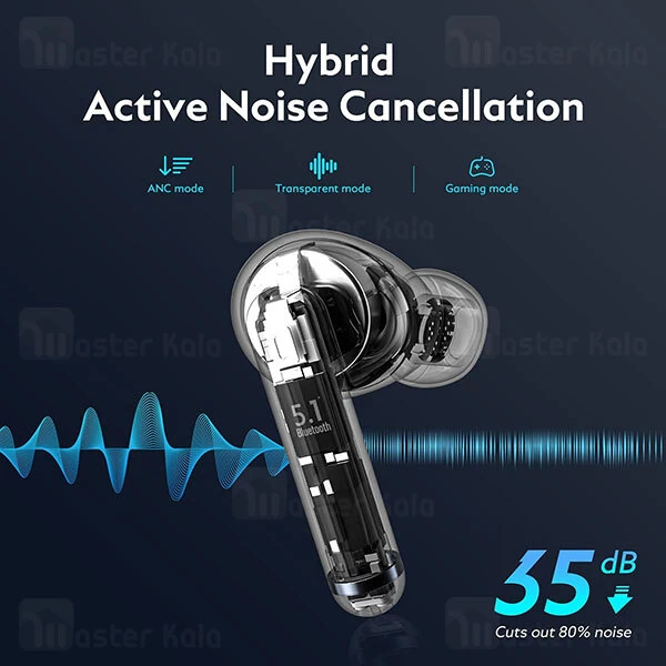 هندزفری بلوتوث QCY HT03 True Wireless ANC Bluetooth Earbuds