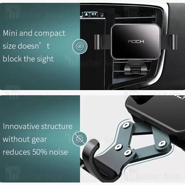 هولدر دریچه کولری راک Rock Magical Scorpion Series Gravity Air Vent Car Mount