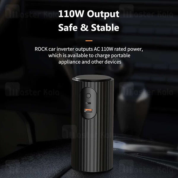 شارژر فندکی Rock RCC0158 PD Car Inverter 110W