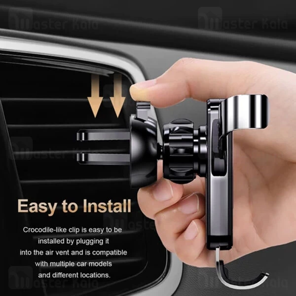 هولدر دریچه کولری راک Rock RPH0951 Gravity Air Vent Phone Holder Ball Joint