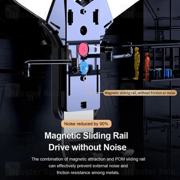 هولدر دریچه کولری راک Rock RPH0951 Gravity Air Vent Phone Holder Ball Joint