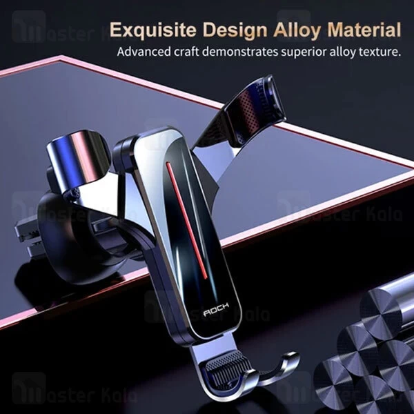 هولدر دریچه کولری راک Rock RPH0951 Gravity Air Vent Phone Holder Ball Joint