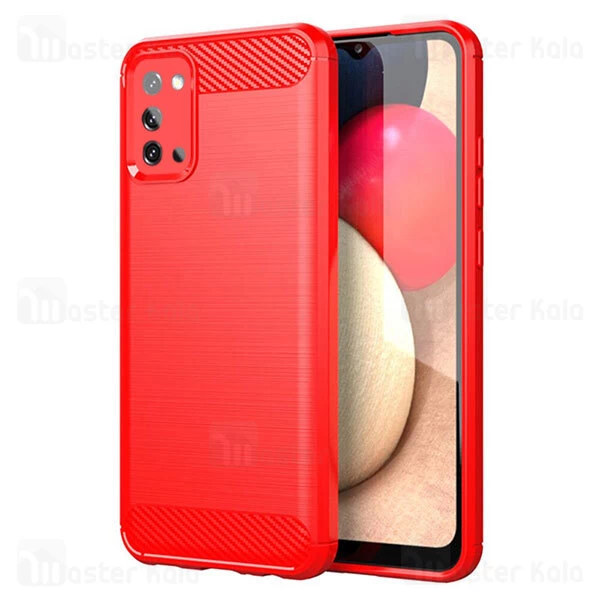 قاب محافظ ژله ای Samsung Galaxy A03S Fiber Carbon Rugged Armor Case