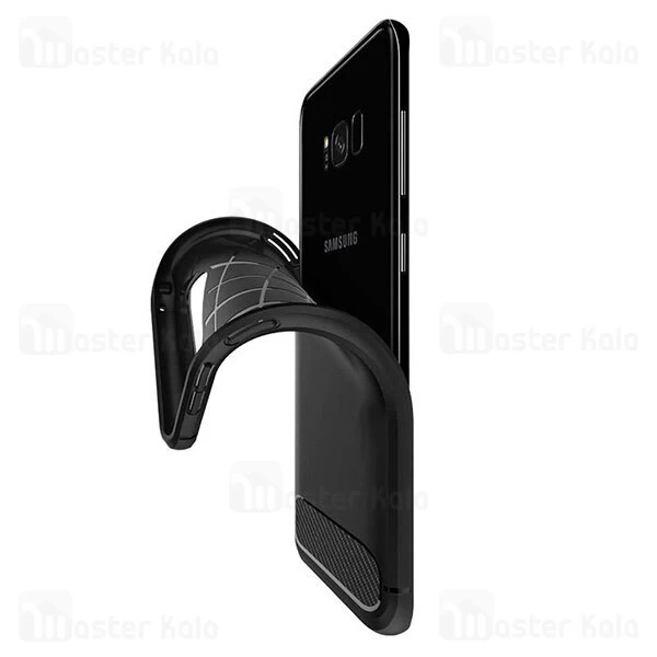 قاب محافظ ژله ای سامسونگ Samsung Galaxy S8 Fiber Carbon Rugged Armor