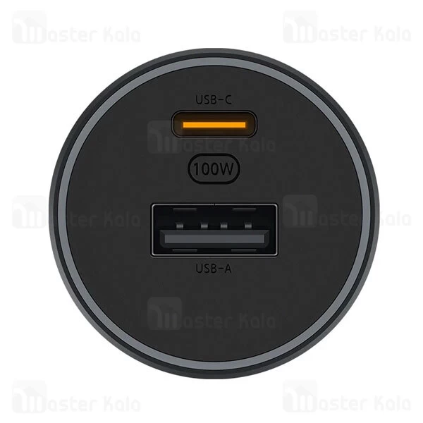 شارژر فندکی فست شارژ شیائومی Xiaomi Car Charger Fast Charging Version 1A1C MDY-16-ER توان 100 وات
