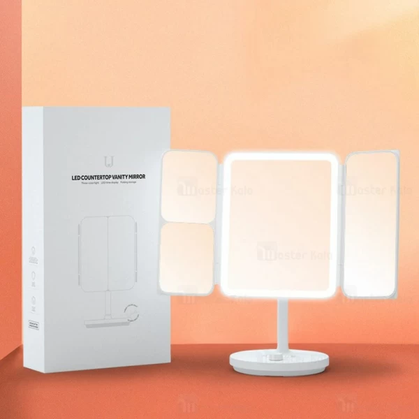 آینه آرایشی Xiaomi Jordan And Judy NV536 LED Counter Vanity Mirror-Foldable