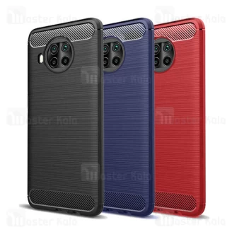 قاب محافظ ژله ای Xiaomi Mi 10T Lite 5G / Redmi Note 9 Pro 5G / Mi 10i 5G Rugged Armor Fiber Carbon