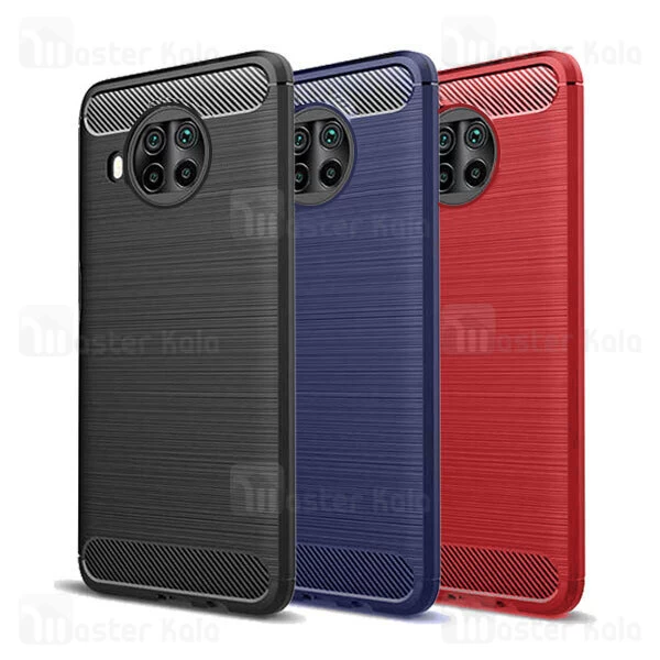 قاب محافظ ژله ای Xiaomi Mi 10T Lite 5G / Redmi Note 9 Pro 5G / Mi 10i 5G Rugged Armor Fiber Carbon