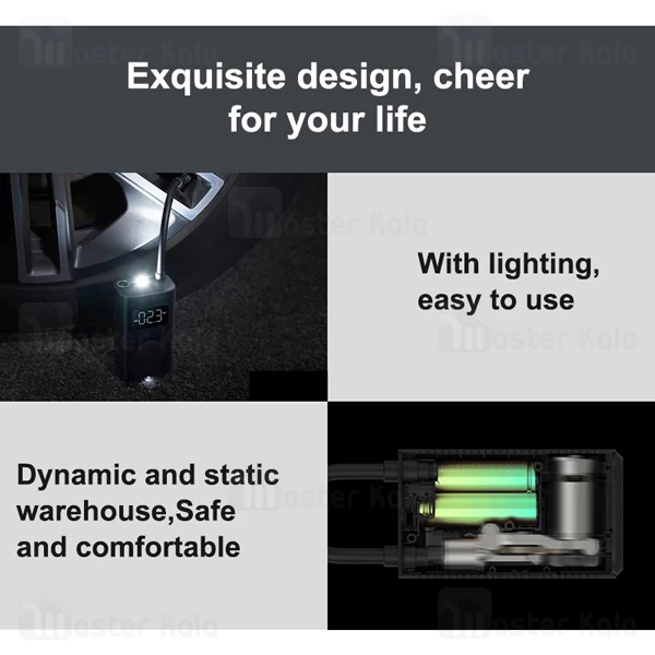 کمپرسور باد شارژی شیائومی Xiaomi Mijia Inflatable Treasure 1S MJCQB05QJ