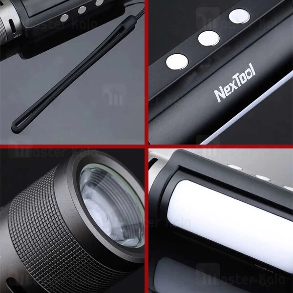 چراغ قوه و پاوربانک 6 کاره Xiaomi NexTool Outdoor 6 in 1 Thunder Flashlight NE20030