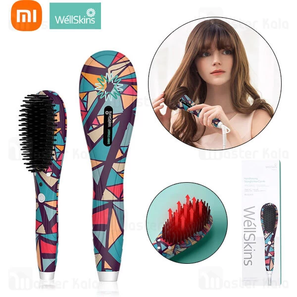 برس حرارتی صاف کننده و فر کننده مو شیائومی Xiaomi Wellskins Ceramic Anti-perm Hair Comb WX-ZF105