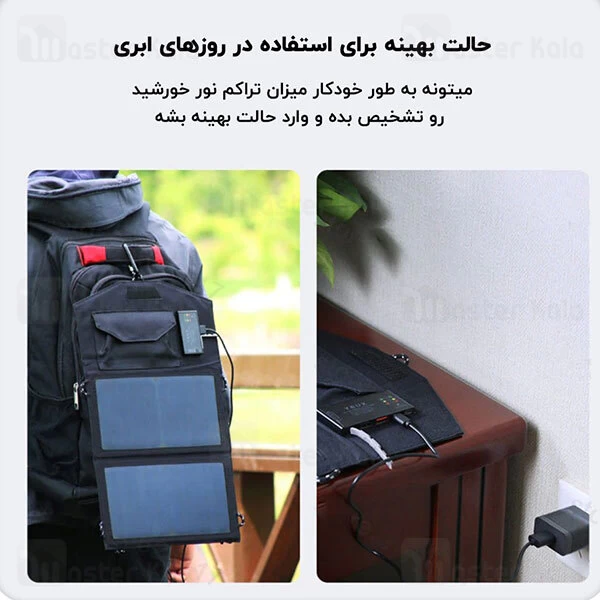 پنل شارژر خورشیدی شیائومی Xiaomi Yeux Solar Charger Panels TDS001 توان 15 وات