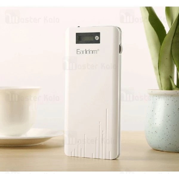 پاوربانک 12500 میلی آمپر Earldom PB13 Portable Power دو پورت با توان 2.1 آمپر