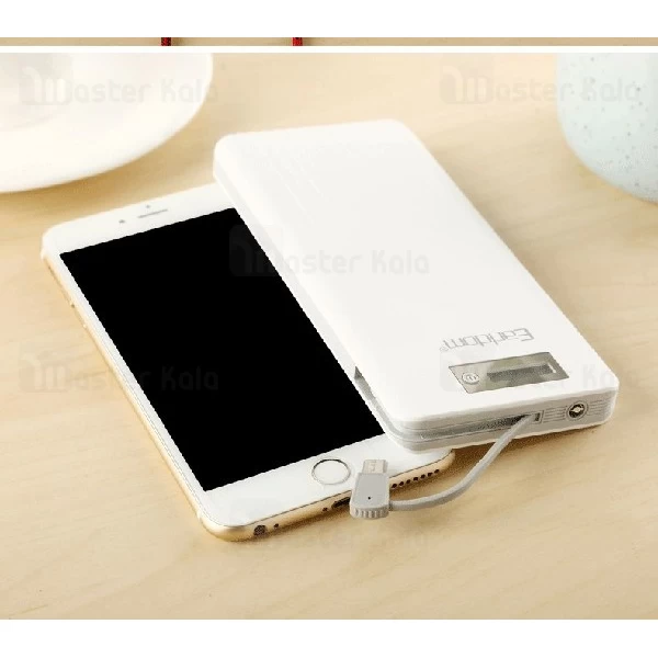 پاوربانک 12500 میلی آمپر Earldom PB13 Portable Power دو پورت با توان 2.1 آمپر