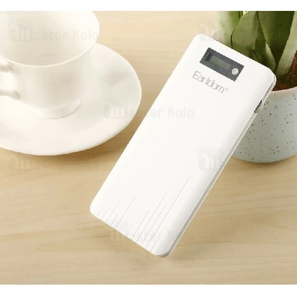 پاوربانک 12500 میلی آمپر Earldom PB13 Portable Power دو پورت با توان 2.1 آمپر