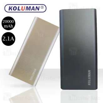 پاوربانک 20000 میلی آمپر کلومن KOLUMAN KP-125 دو پورت با توان 2.1 آمپر