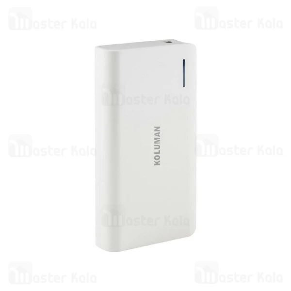 پاوربانک 10000 میلی آمپر کلومن KOLUMAN KP-140 دو پورت با توان 2.1 آمپر