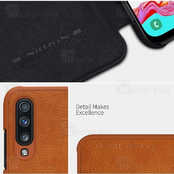 کیف چرمی نیلکین سامسونگ Samsung Galaxy A70 / A705 Nillkin Qin Leather Case