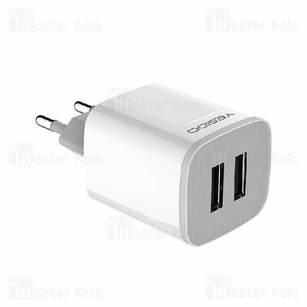 شارژر دیواری دو پورت یسیدو Yesido YC11 Travel Charger با توان 2.4 آمپر