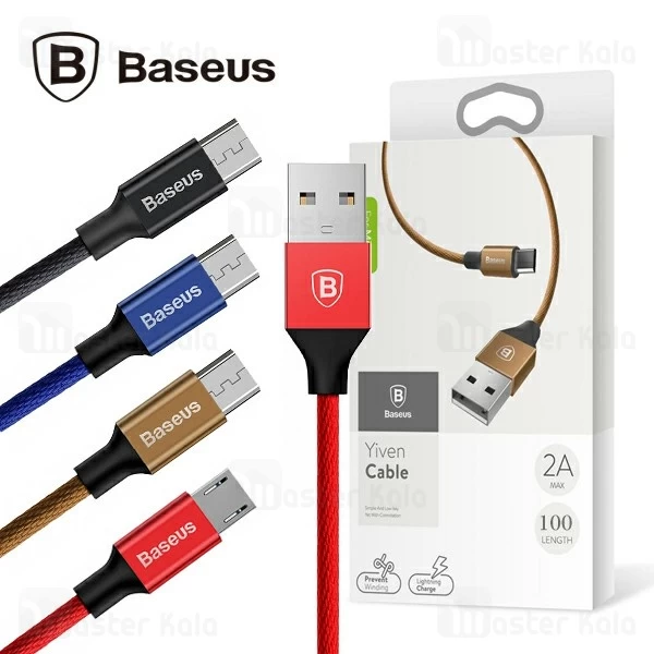 کابل میکرو یو اس بی بیسوس Baseus Yiven Cable CAMYW-A12 توان 2 آمپر و طول 1 متر