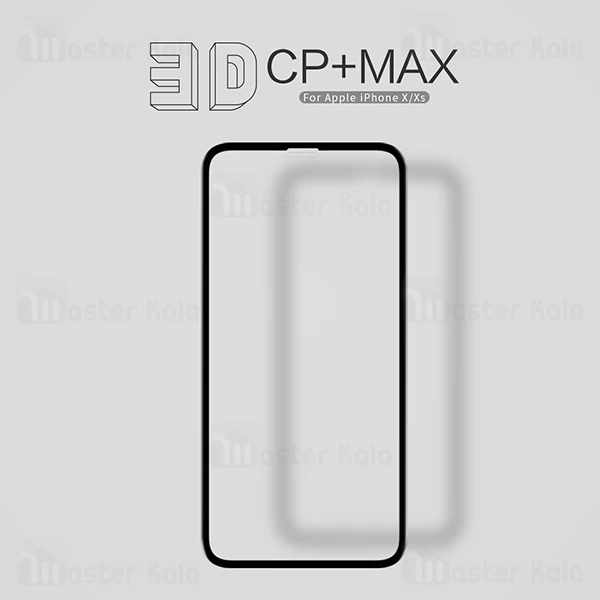محافظ صفحه شیشه ای تمام صفحه نیلکین Apple iPhone X/XS Nillkin 3D CP+ Max