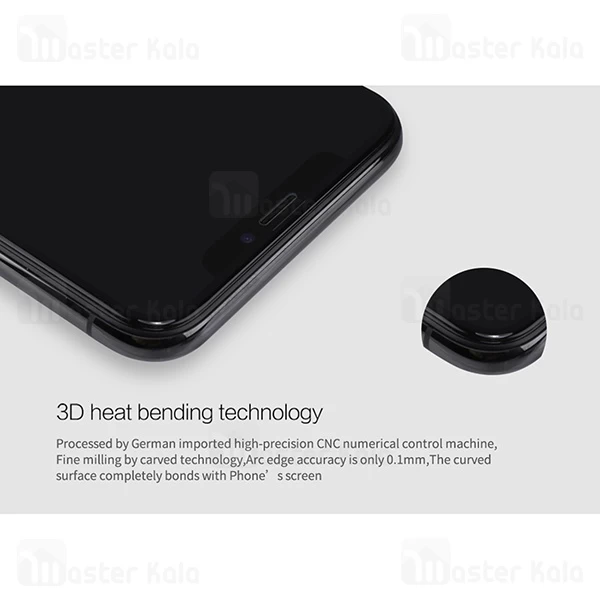 محافظ صفحه شیشه ای تمام صفحه نیلکین Apple iPhone X/XS Nillkin 3D CP+ Max