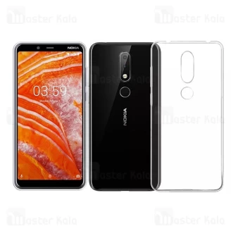 قاب ژله ای نوکیا Nokia 3.1 Plus / X3 COCO Clear Jelly