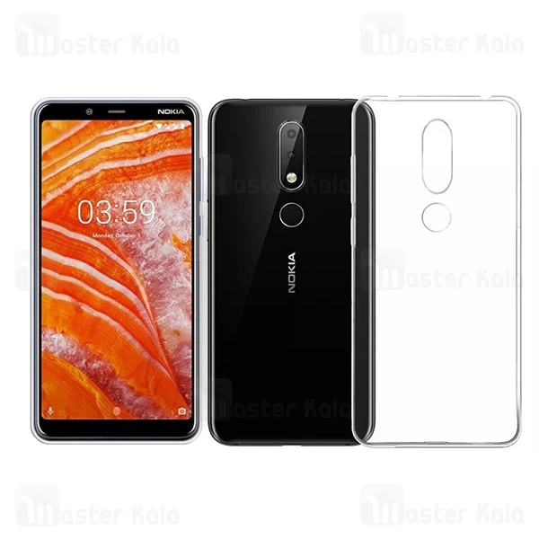 گارد ژله ای Nokia 3.1 Plus / X3 COCO Clear Jelly Case