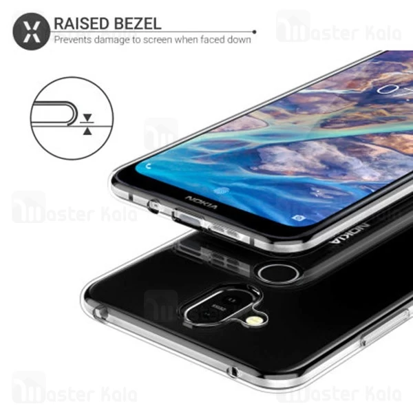 گارد ژله ای Nokia 8.1 / X7 COCO Clear Jelly Case