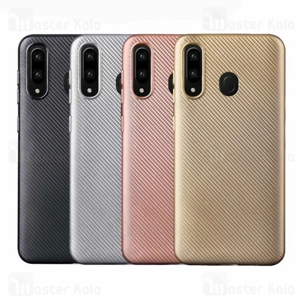قاب فیبر کربنی Samsung Galaxy M20 / M205 Haimen Fiber Carbon Texture