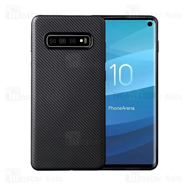 قاب فیبر کربنی Samsung Galaxy S10 Haimen Fiber Carbon Texture