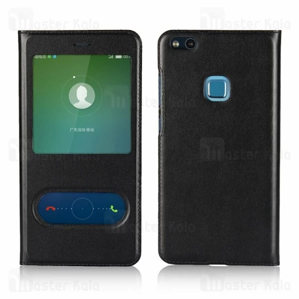 کیف چرمی Huawei P10 Lite / Nova Lite Window Flip Cover