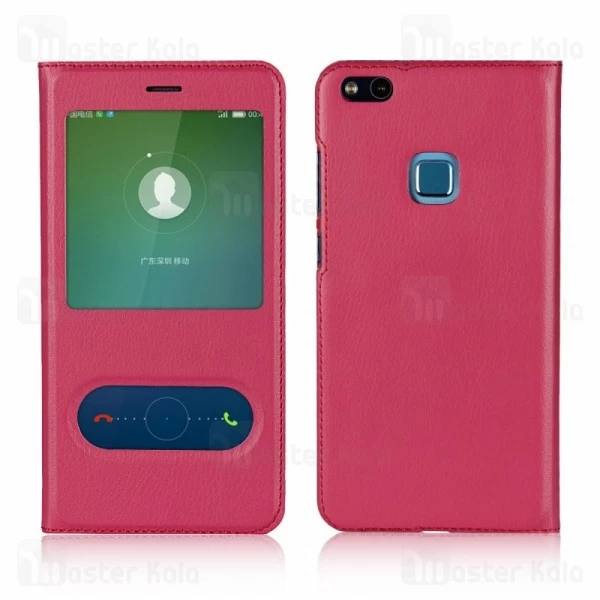 کیف چرمی Huawei P10 Lite / Nova Lite Window Flip Cover