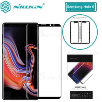 محافظ صفحه شیشه ای تمام صفحه تمام چسب نیلکین Samsung Galaxy Note 9 Nillkin 3D DS+ Max