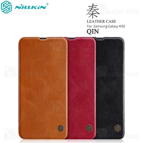 کیف چرمی Samsung Galaxy M30 Nillkin Qin Leather Case