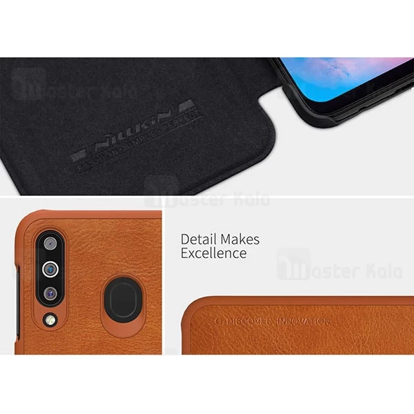 کیف چرمی Samsung Galaxy M30 Nillkin Qin Leather Case