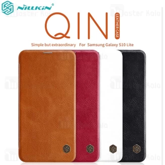 کیف چرمی نیلکین سامسونگ Samsung Galaxy S10e Nillkin Qin Leather Case
