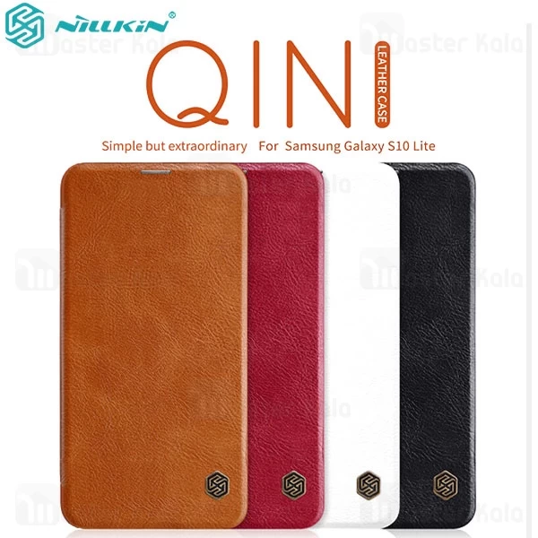 کیف چرمی Samsung Galaxy S10e / S10 Lite Nillkin Qin Leather Case