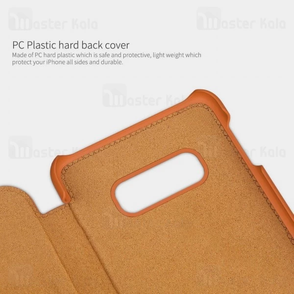 کیف چرمی Samsung Galaxy S10e / S10 Lite Nillkin Qin Leather Case