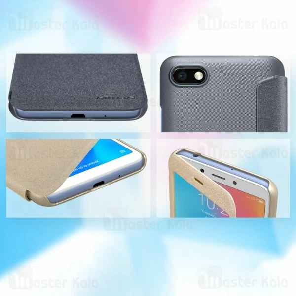 کیف کلاسوری Xiaomi Redmi 6A Nillkin Sparkle Case