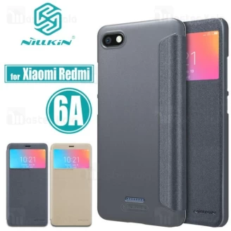 کیف کلاسوری هوشمند نیلکین شیائومی Xiaomi Redmi 6A Nillkin Sparkle