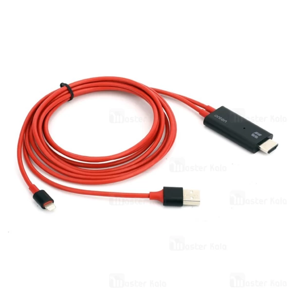 کابل HDMI لایتنینگ ONTEN OTN-7575S Plug And Play انتقال تصویر و شارژ